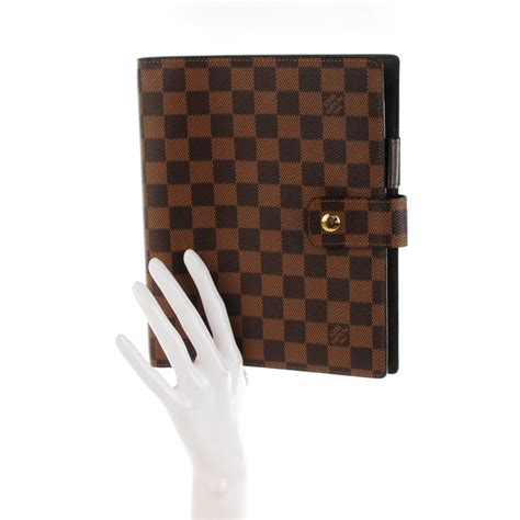 Large Ring Agenda Cover Damier Ebene .